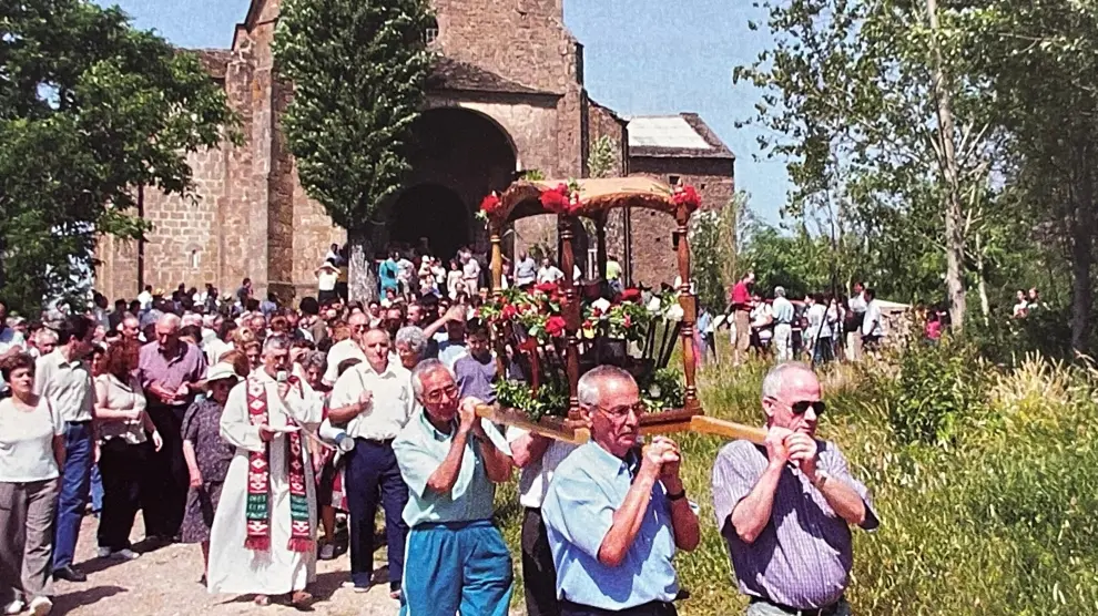 Romería a la ermita de San Úrbez, el ‘santo de las aguas’, en Nocito (Huesca)
