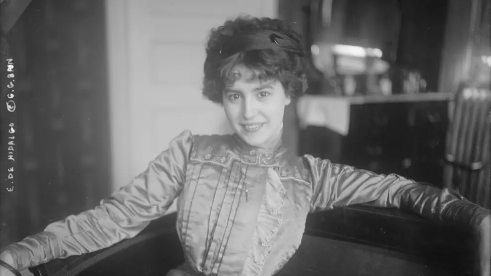Elvira de Hidalgo en el Metropolitan de Nueva York en 1910.