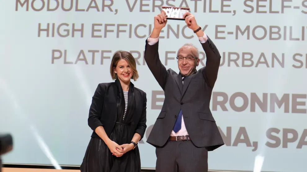 Jordi Payet, director de FCC Medio Ambiente, recoge el World Smart City Award en su edición 2019.