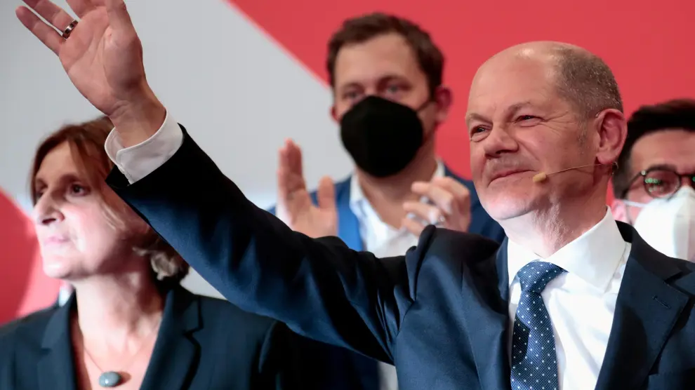 El candidato socialdemócrata Olaf Scholz, vencedor de las elecciones en Alemania.
