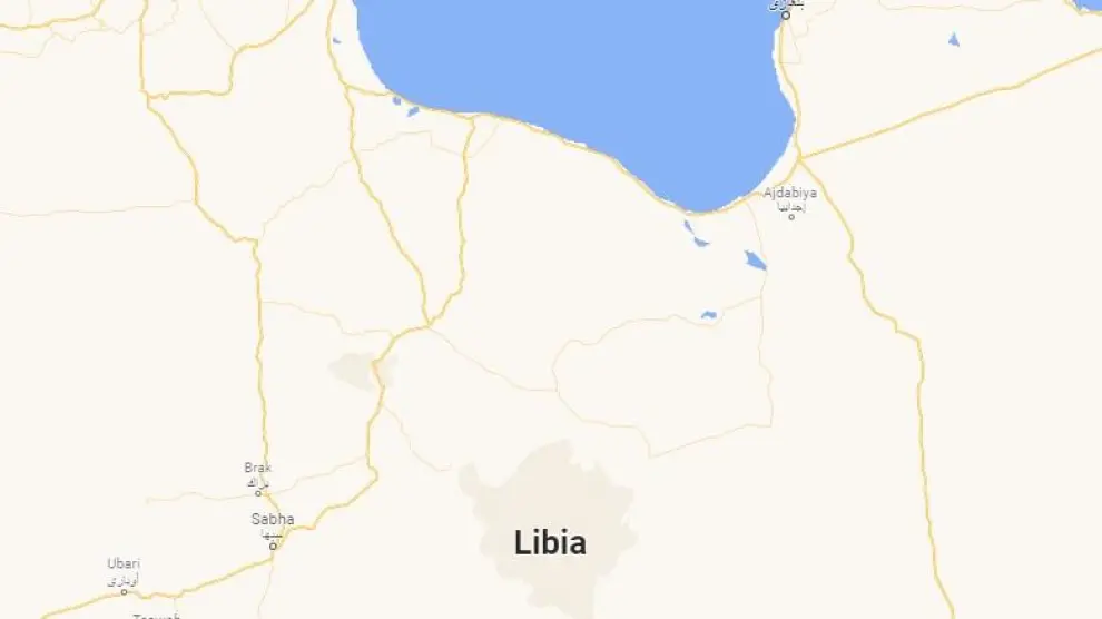La costa de Libia, donde supuestamente ha naufragado el bote.
