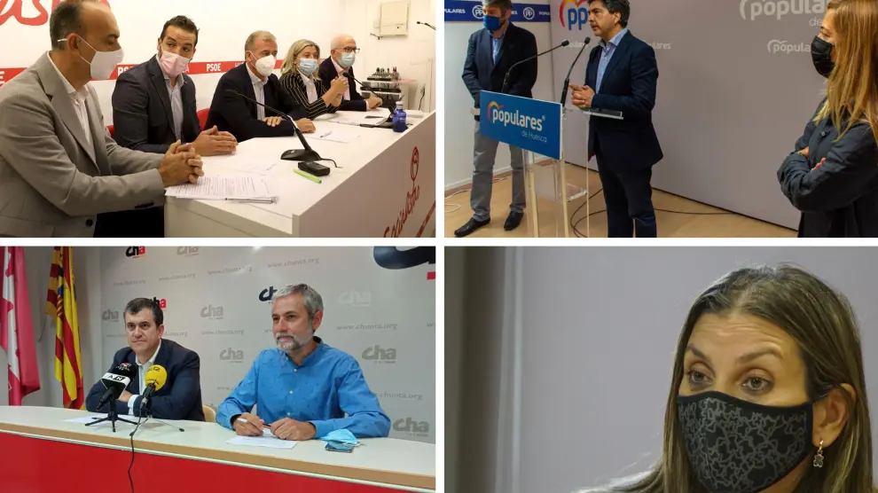 PSOE, PP, CHA y Cs han valorado el borrador de Presupuestos Generales del Estado para la provincia de Huesca.