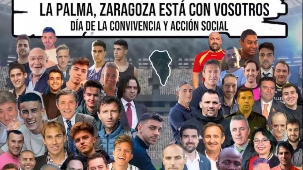 El cartel del partido benéfico que se celebrará en Zaragoza el próximo 13 de noviembre.