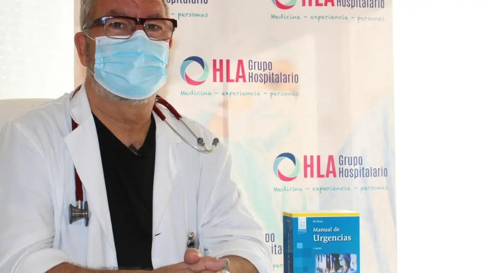El doctor Miguel Rivas, coordinador asistencial de Urgencias y Hospitalización de la Clínica HLA Montpellier y autor del Manual de Urgencias.