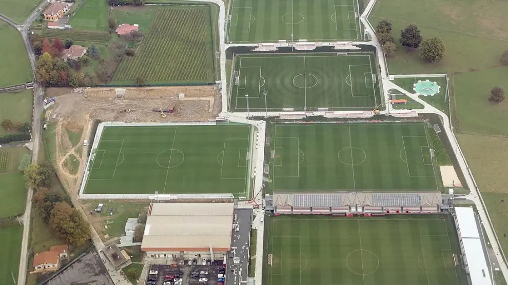 Las instalaciones de la Ciudad Deportiva del Athletic Club de Bilbao en Lezama.