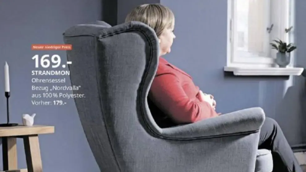 El anuncio de Ikea en la que aparece una doble de la política con el lema "Por fin, en casa".