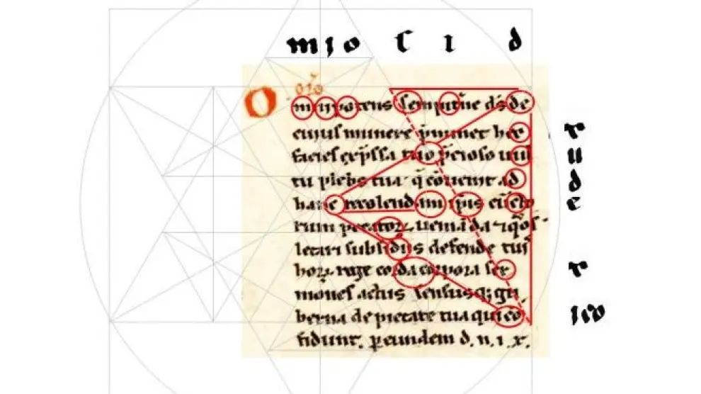 Las letras unidas por Songel según patrones geométricos.