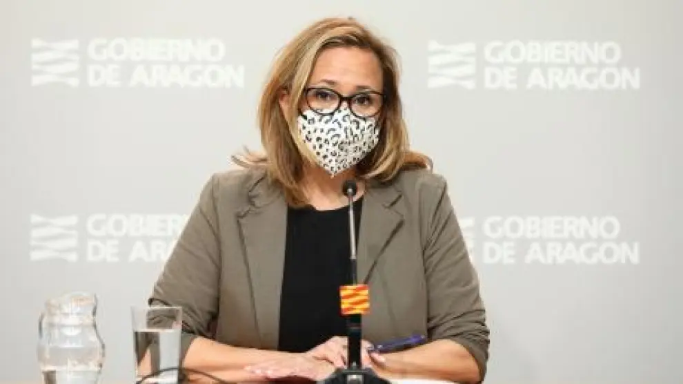 La consejera de Presidencia del Gobierno de Aragón, Mayte Pérez