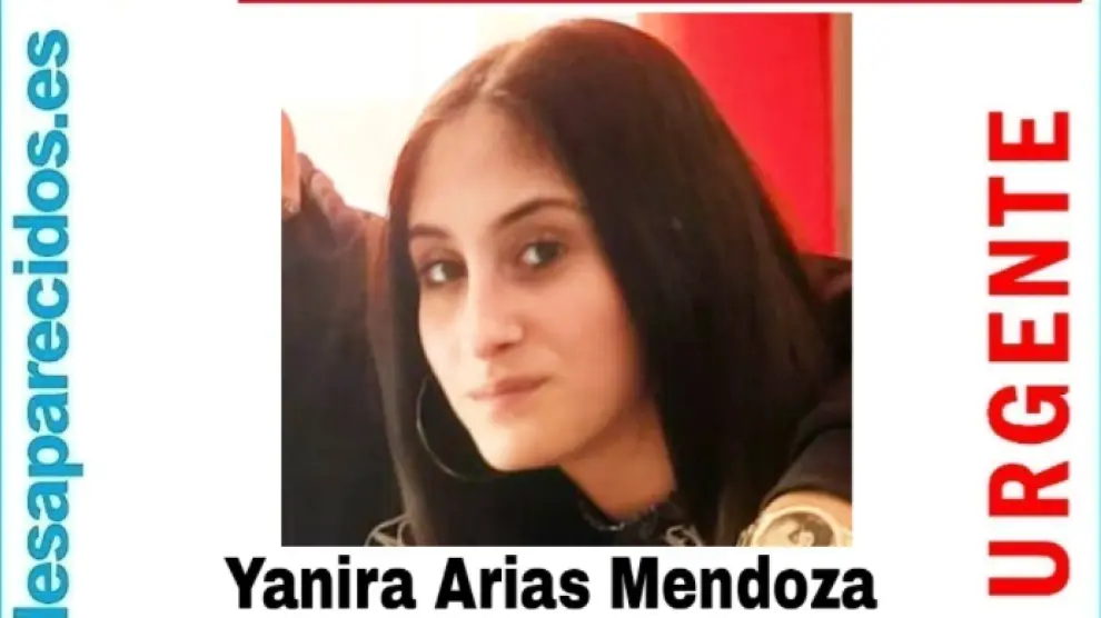Yanira Arias Mendoza desapareció el pasado 30 de diciembre en Zaragoza.