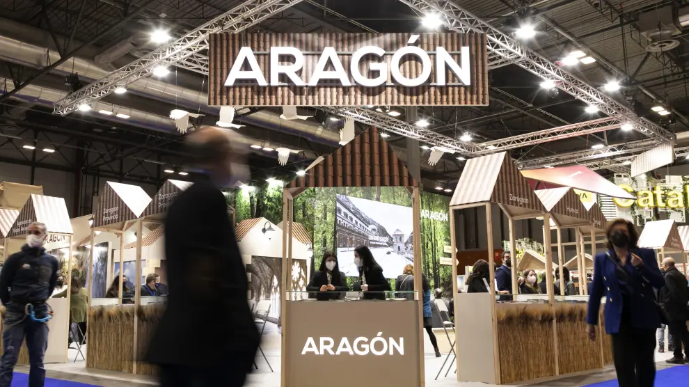 El espacio de Aragón en la 42ª Feria Internacional del Turismo.