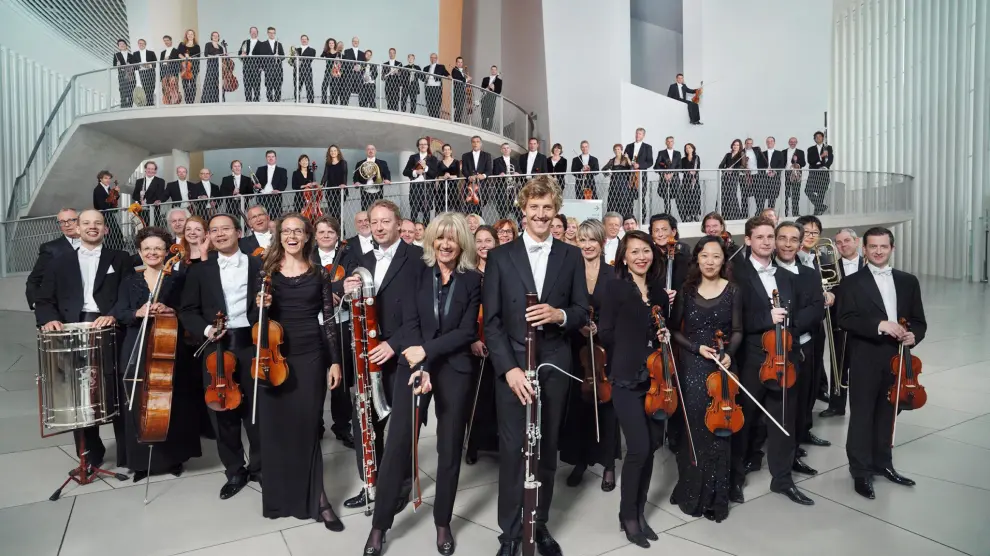 La Orquesta Filarmónica de Luxemburgo participó en la Temporada de Grandes Conciertos del Auditorio de Zaragoza.