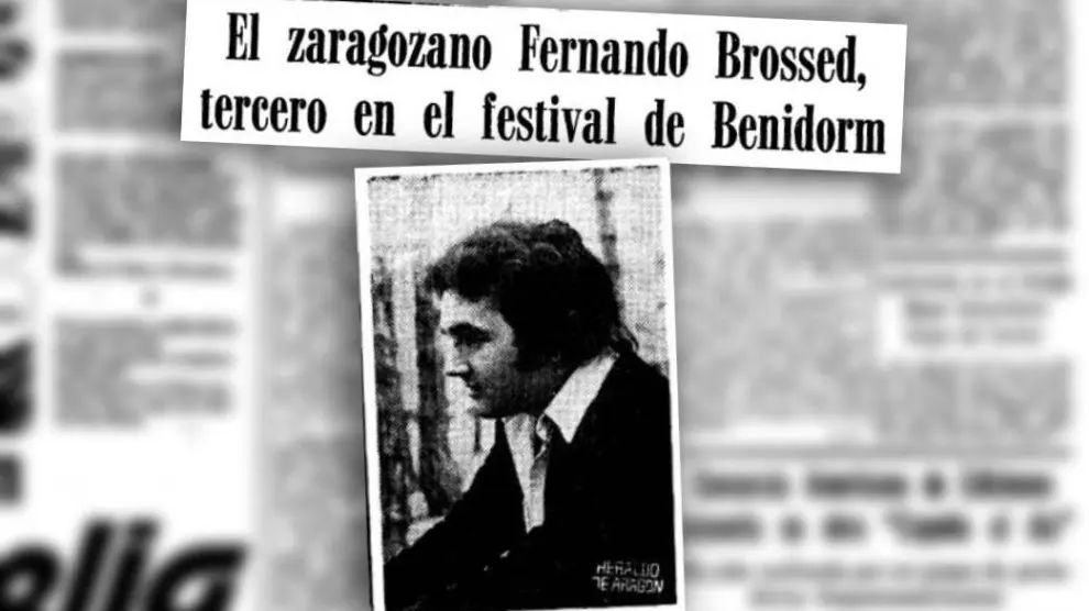 Fernando Brosed, en la noticia de HERALDO de su triunfo en Benidorm.