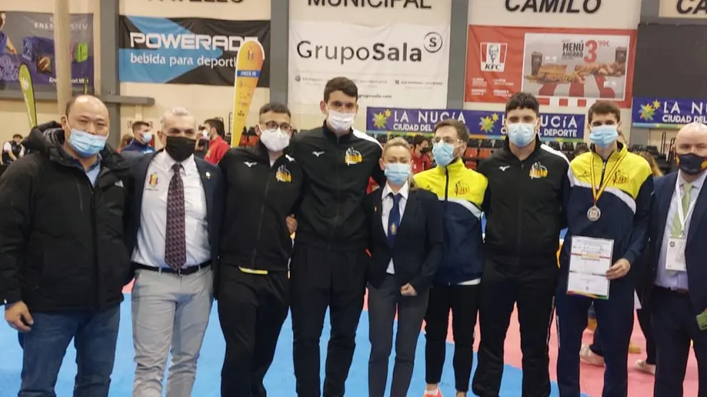 Delegación aragonesa en el Campeonato de España de taekwondo