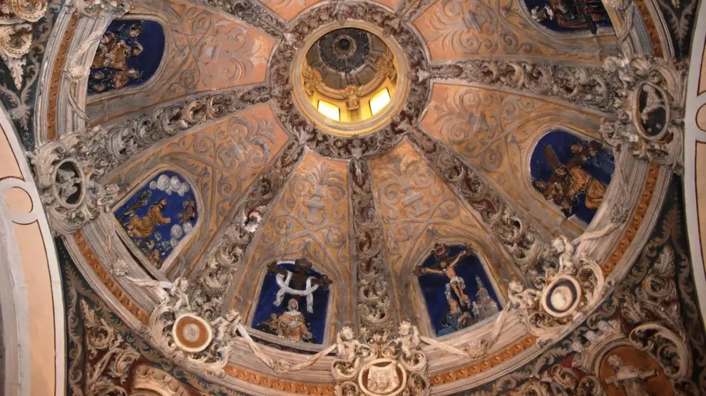 La actuación en la cúpula barroca de la capilla del Santo Cristo de Graus se llevaría casi la mitad del presupuesto.