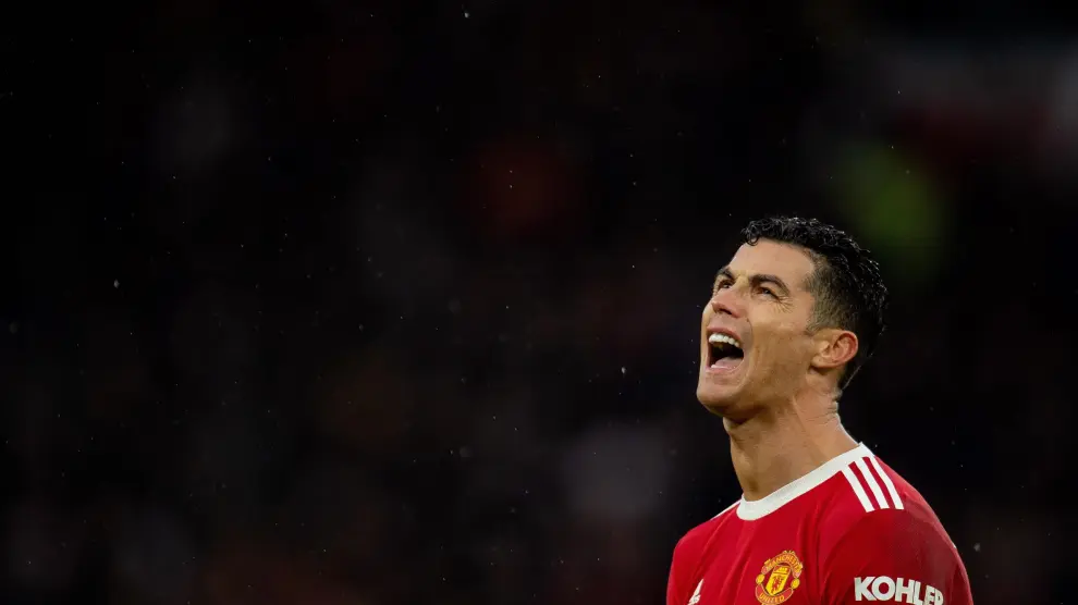 Cristiano Ronaldo en el partido del pasado sábado entre el Manchester United y el Southampton FC.