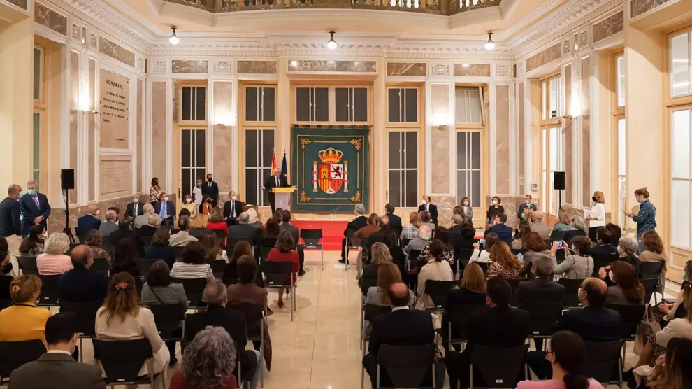 Imagen del acto de entrega de las últimas condecoraciones de la Orden Civil de Alfonso X el Sabio en 2021.