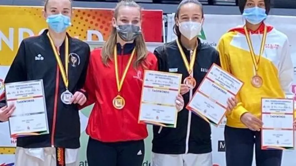 La aragonesa Laura Loscos, campeona de España de taekwondo