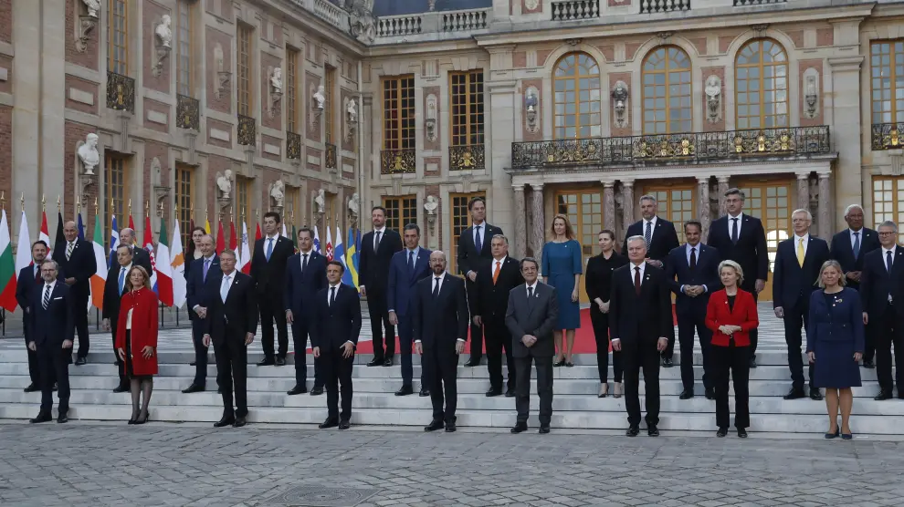 Encuentro de los jefes de Estado y de Gobierno de la Unión Europea en Versalles