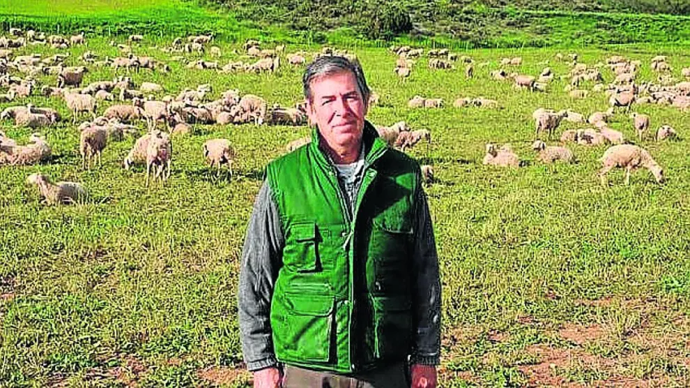 Juan Carlos Brun, ganadero de ovino turolense y presidente de la IGP Ternasco de Aragón.