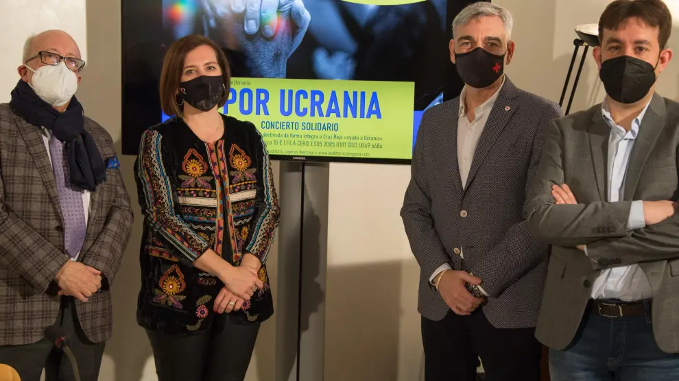 Presentación del concierto solidario 'Por Ucrania' este jueves