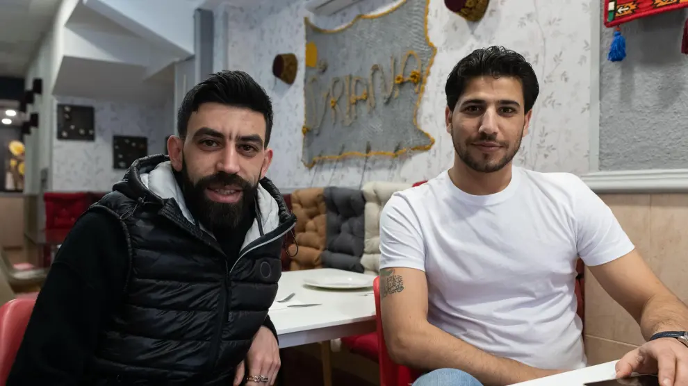 Yousef Shahibar y Lian Alahmad, fundadores del restaurante Syriana de Zaragoza.
