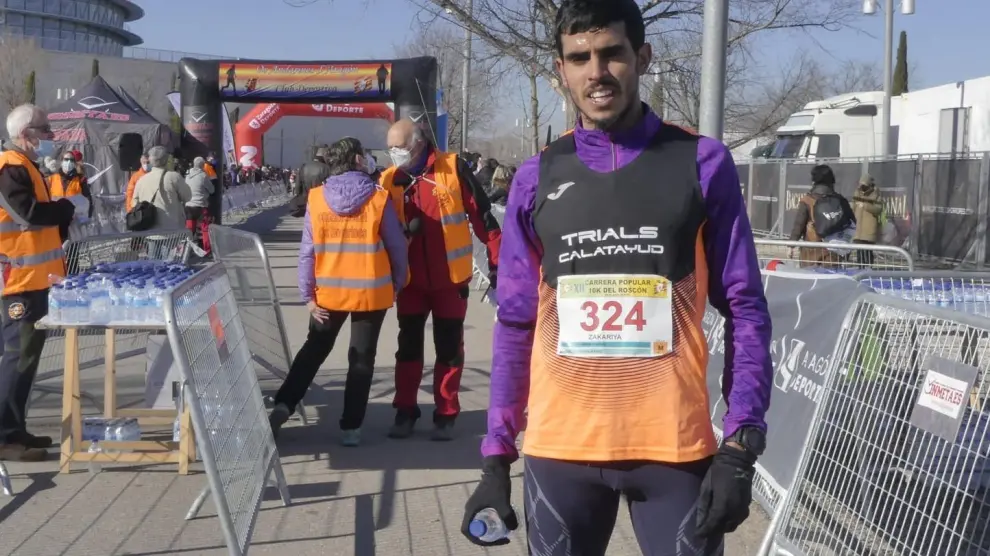 Zakariya el Boubekraoui en la 10K de San Valero de Zaragoza, donde quedó primero