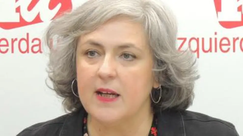 La responsable de Mujer de IU Castilla-La Mancha, Isabel Álvarez.