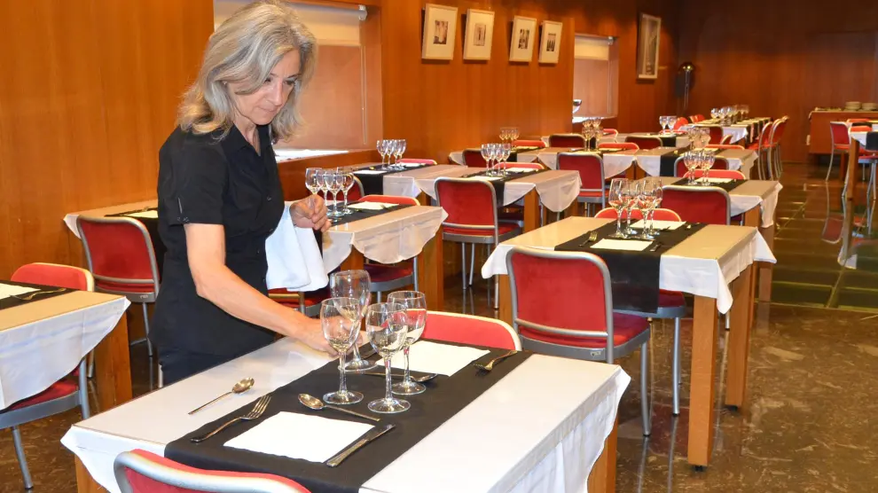 En el restaurante de las Cortes se quiere potenciar la presencia de los productos de Aragón.