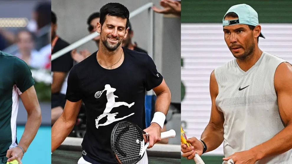 Carlos Alcaraz les disputa el trono en Roland Garros a dos grandes como Djokovic y Nadal.
