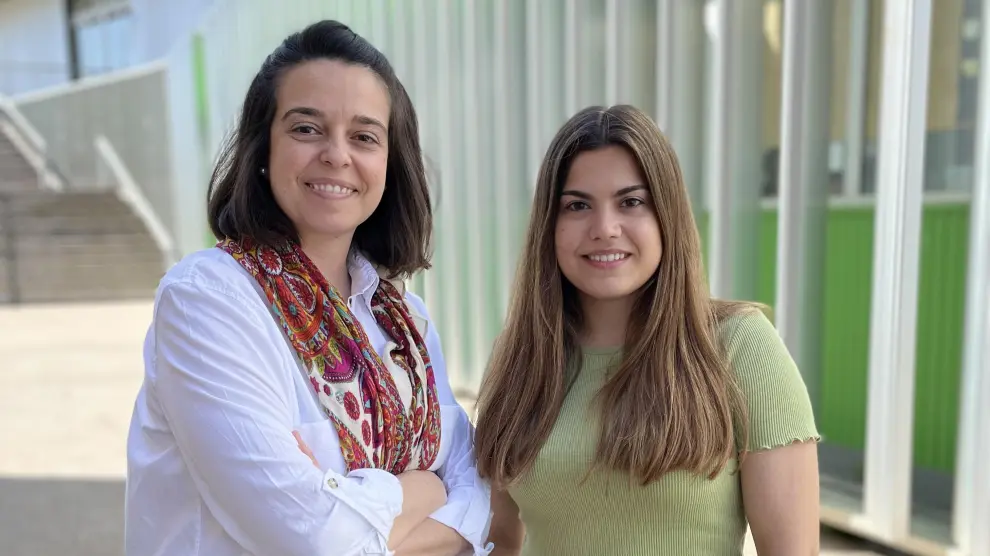 Las investigadoras Pilar De Miguel-Etayo y Alicia Larruy-García.