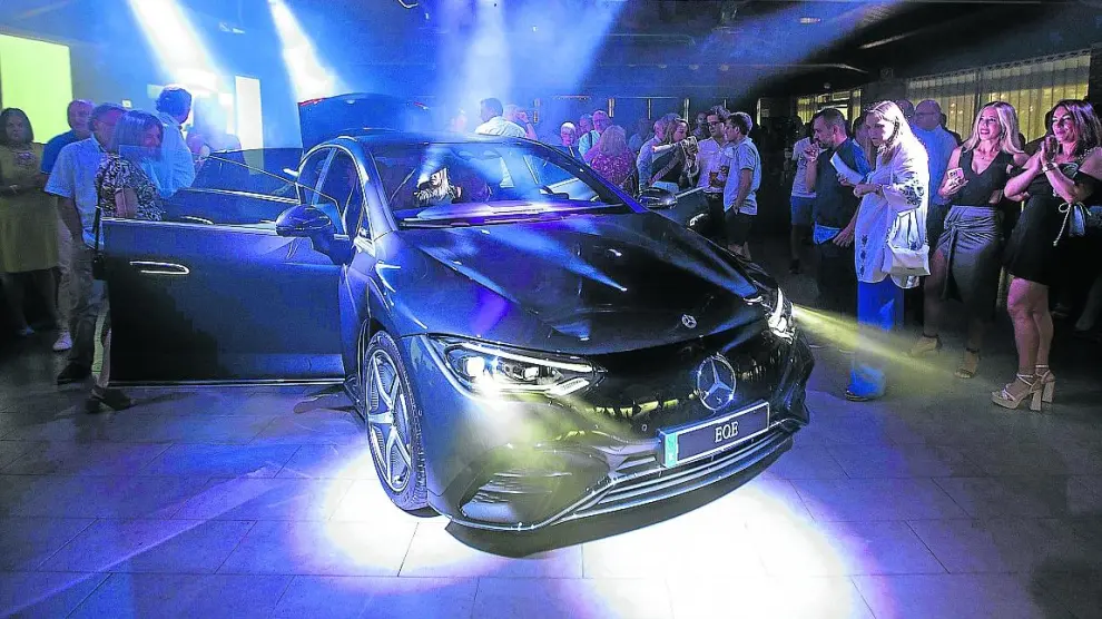 Fiesta de presentación en sociedad del nuevo Mercedes-Benz EQE.