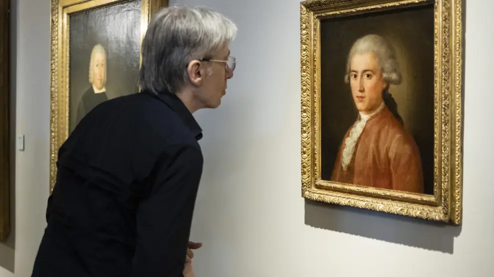 El retrato del duque de Alba atribuido al pintor d eFuendetodos se expone en el Museo Goya Colección Ibercaja desde el miércoles de la semana pasada.