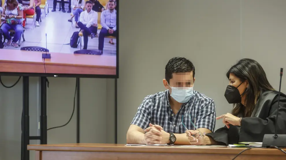 El acusado del asesinato de Marta Calvo, Jorge Ignacio Palma, en el juicio por la muerte de la joven
