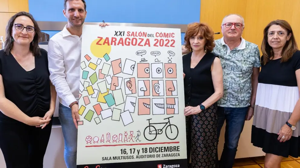 Presentación del cartel del Salón del Cómic de Zaragoza 2022