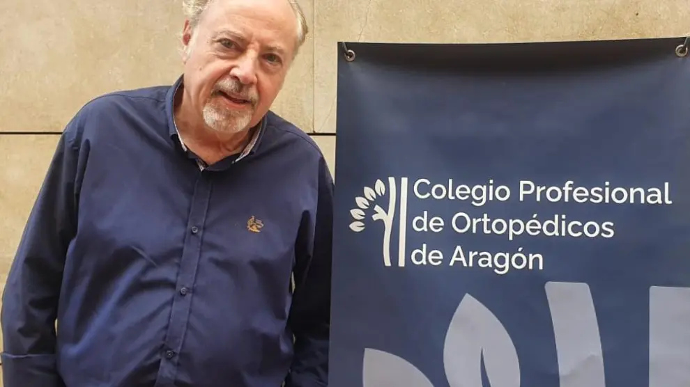 Jesús Ibor, presidente del Colegio Profesional de Ortopédicos de Aragón