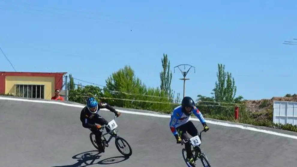El circuito el Arañal de Ricla acogió la cuarta prueba de la Copa Aragón de BMX