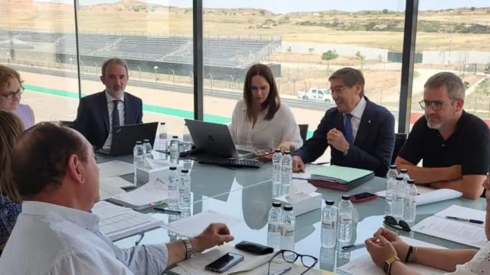 Consejo de Administración de Motorland Aragón, este lunes.