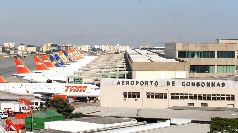 Aeropuerto brasileño de Congonhas.