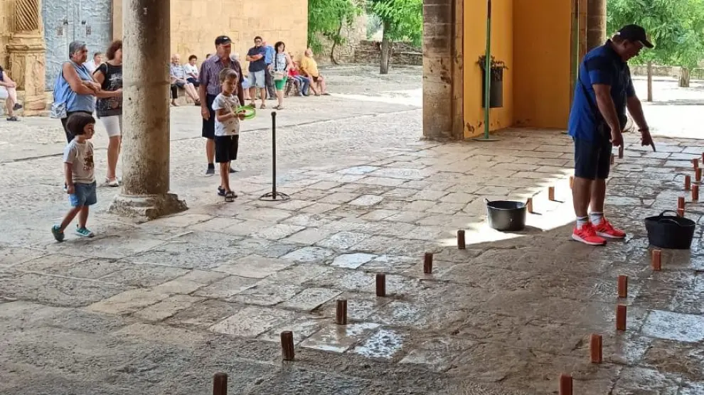 El juego de la panocha, en la localidad de Mirambel.