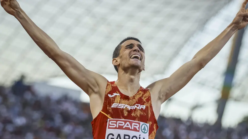 Mariano García, actual campeón de Europa en 800 metros.