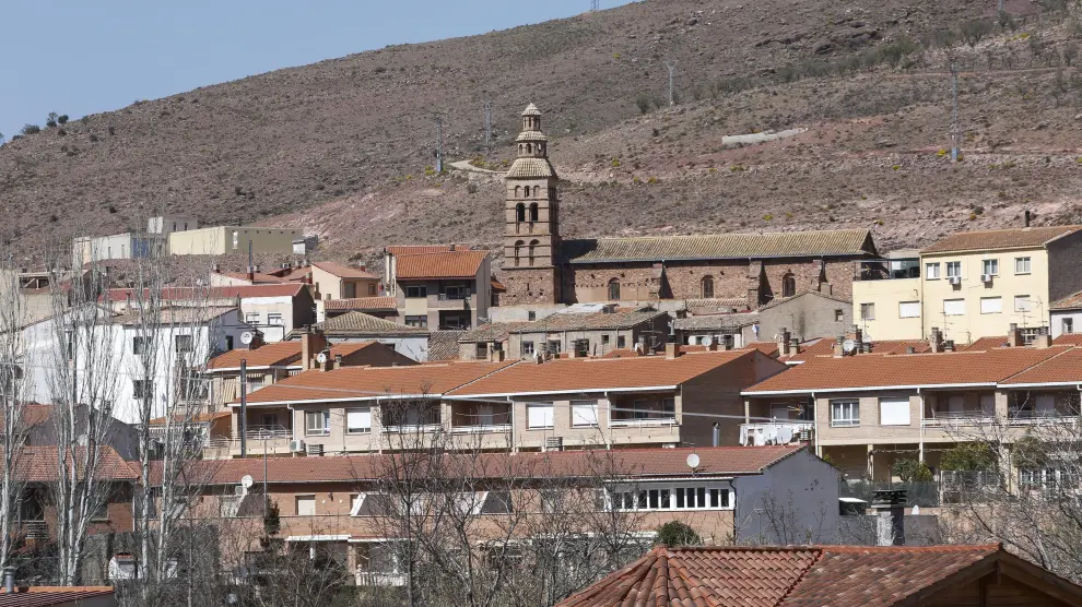 Vista de Brea de Aragón, una de las principales localidades de la Comarca del Aranda.
