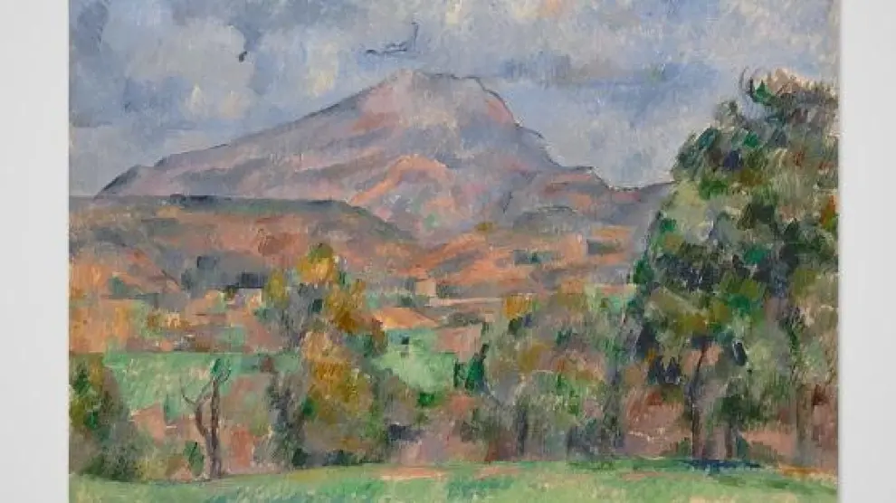 Se sabe que la colección incluye 'La montagne Sainte-Victoire' (1888 - 1890) de Cézanne