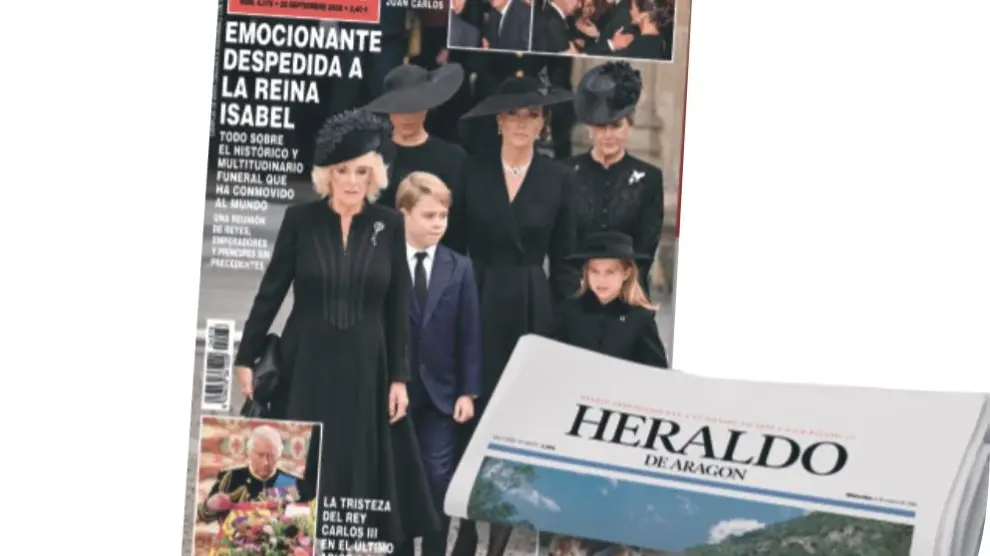Heraldo de Aragón y la revista '¡Hola!', cada domingo.