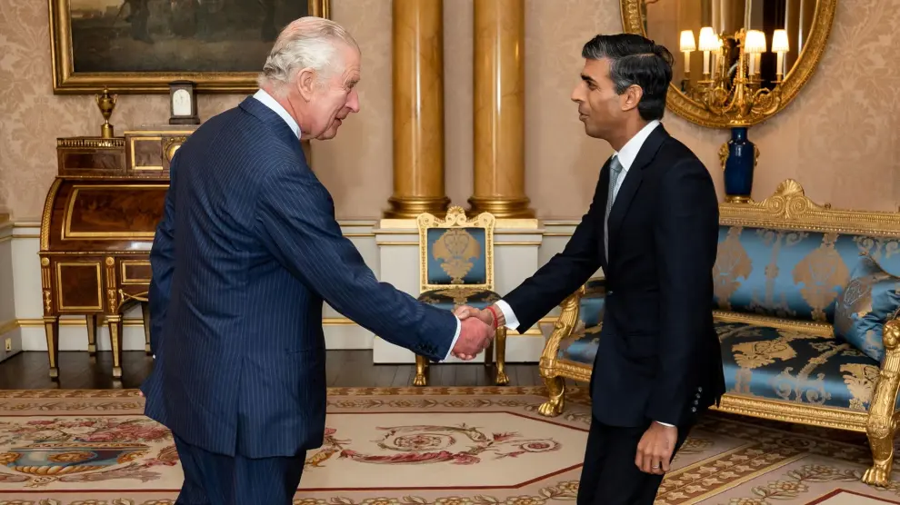 Rishi Sunak meets King Charles at Buckingham Palace
