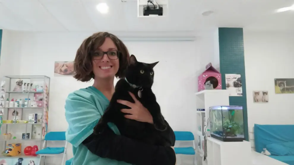 Sandra Portals, del centro veterinario Pet & Vet de Zaragoza, especializada en medicina del comportamiento animal.