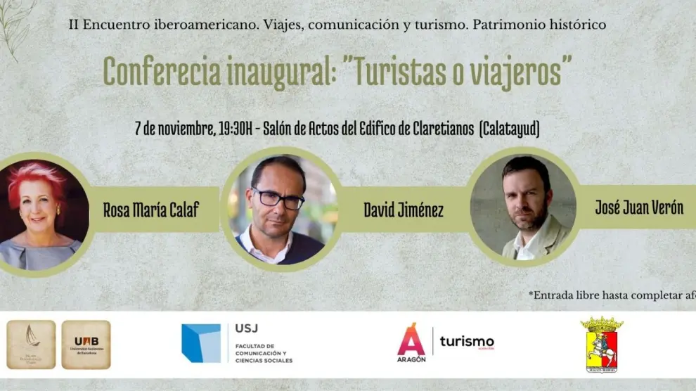 Cartel del II Encuentro Iberoamericano de Comunicación y Turismo