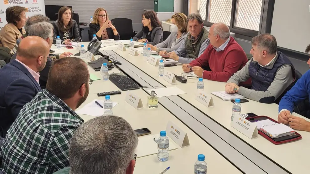 Reunión de la Comisión Consultiva Aragonesa de Asuntos Taurinos bajo la presidencia de la consejera Mayte Pérez