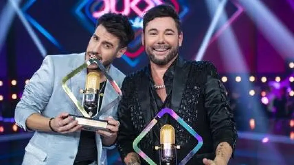Antonio José y Miguel Poveda se proclamaron ganadores en la final del programa de televisión 'Dúos increíbles'.