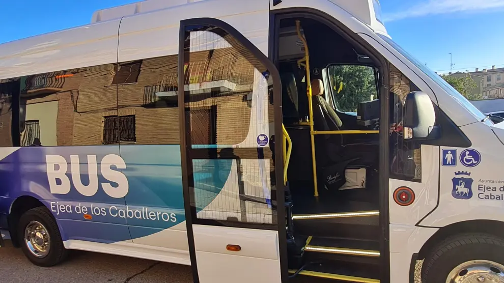Autobús urbano del Ayuntamiento de Ejea de los Caballeros que se pondrá en marcha la semana que viene