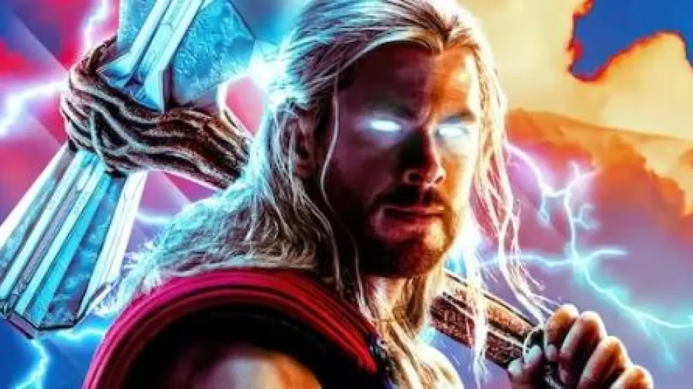 El actor Chris Hemsworth caracterizado como Thor en una imagen promocional.